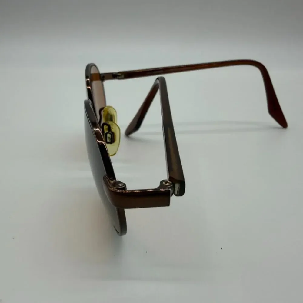 Capezio Shiny Copper Metal Oval Eyeglasses FRAME ONLY - Model 15 51-18-140